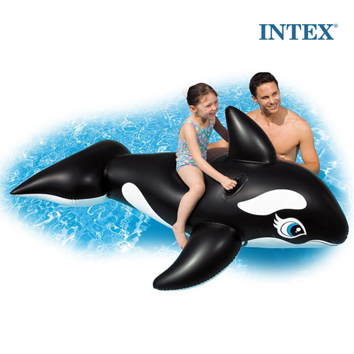 [정품 공식수입사]인텍스(INTEX) 검은고래 라이드온 유아용품 릴팡 