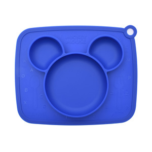릴팡 디즈니 실리콘 아이콘식판(블루) / DB0504 유아용품 릴팡 