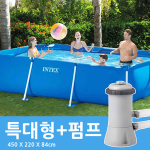 인텍스(INTEX) 패밀리프레임풀 특대+정화펌프 / 28274 유아용품 릴팡 